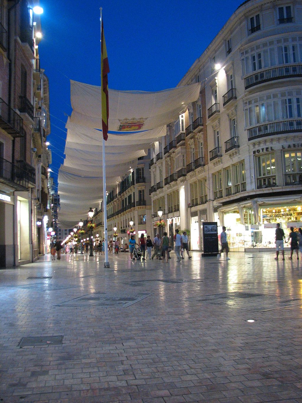 Calle Larios de Málaga – recomendamos 10 Hoteles cerca